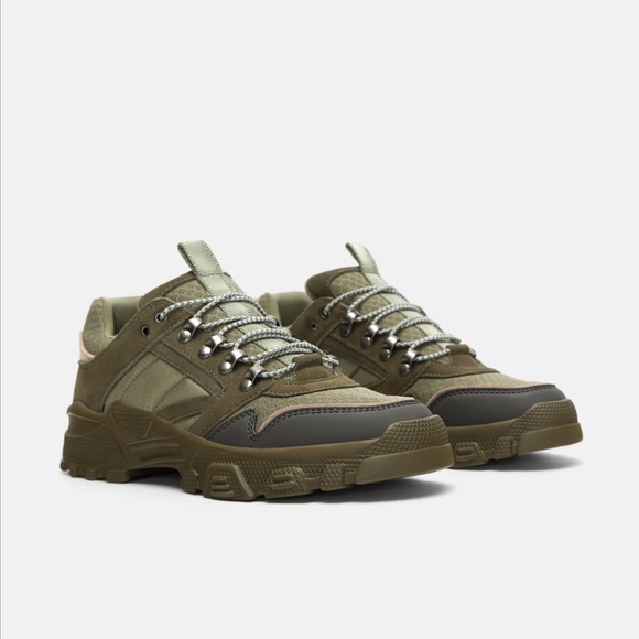Zara monochrome sneakers - Picture 1 of 8